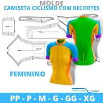 Molde blusa ciclismo feminina, modelagem&diversos, correios