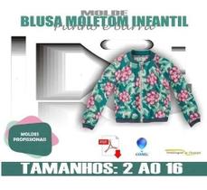 Molde Blusa Infantil Moletom 2 Ao 16 Envio Por Correios