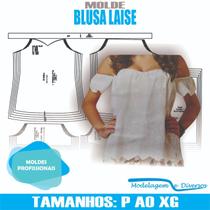 Molde blusa laise, modelagem&diversos, p ao xg, correios