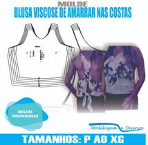 Molde blusa viscose, modelagem&diversos, p-xg, correios Molde blusa viscose, modelagem&diversos, p-xg, correios