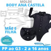 Molde body camisa mae e filha, modelagem&diversos, correios