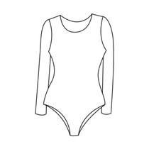 Molde body, maiô ou collant tamanho P ao GG by Marlene Mukai Molde body, maiô ou collant tamanho P ao GG by Marlene Mukai