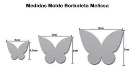 Molde Borboleta Melissa Para Fuxico Artesanato Molde Borboleta Melissa Para Fuxico Artesanato