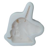 Molde Cabeça Unicórnio Grande 10cm - GMEZN967 Molde Cabeça Unicórnio Grande 10cm - GMEZN967