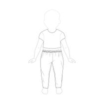Molde calça com elástico unissex infantil tamanho de 1 ano até 8 anos by Clara Calui Molde calça com elástico unissex infantil tamanho de 1 ano até 8 anos by Clara Calui