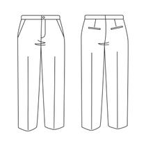 Molde calça social masculina tamanho 36 44 by Marlene Mukai