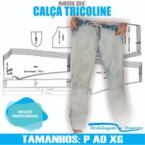 Molde calça tricoline, modelagem&diversos, p ao xg, correios Molde calça tricoline, modelagem&diversos, p ao xg, correios