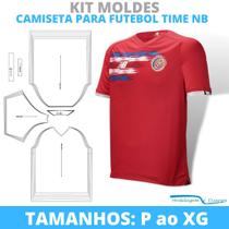 Molde camiseta futebol time, modelagem&diversos, correios