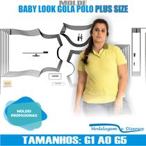 Molde Camiseta Polo Fem, Modelagem&Diversos, G1-G5, CORREIOS