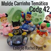 Molde Carrinho Temático Cod 42- Coleção Rachel Pucci