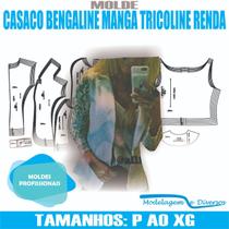 Molde casaco bengaline, modelagem&diversos, p-xg, correios