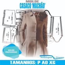 Molde casaco "macho", modelagem&diversos, p-xg, correios Molde casaco "macho", modelagem&diversos, p-xg, correios