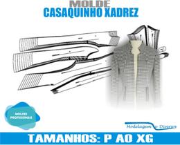 Molde Casaquinho Xadrez, Modelagem&Diversos, Tamanhos Pp Ao G5