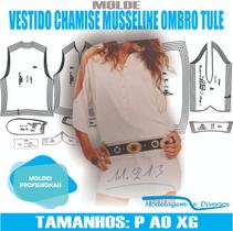 Molde chamise, modelagem&diversos, p-xg, correios
