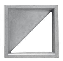 Molde Cobogó 3d Abs 1,5mm Triângulo 30x30cm