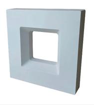 Molde Cobogó Abs 1,5mm Cobogó Furo Quadrado 20x20x3,5cm