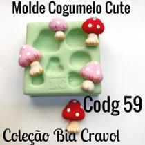 Molde Cogumelo Cute cod 59 - coleção Bia Cravol