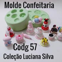 Molde Confeitaria cod 57 - coleção Luciana Silva