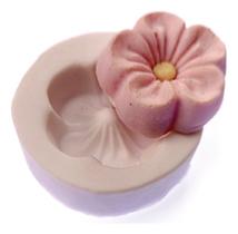 Molde Confeitaria Silicone Flor 3,3 cm Grande Biscuit Resina Artesanato Molde Confeitaria Silicone Flor 3,3 cm Grande Biscuit Resina Artesanato