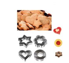 Molde Cortador de Biscoito 20 peças Inox Molde Cortador de Biscoito 20 peças Inox