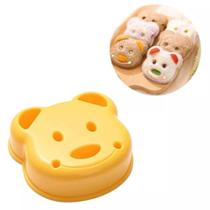 Molde Cortador De Pão Bolo Panqueca Urso Divertido Lancheira