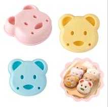 Molde Cortador Lanche Formato De Urso Lancheira Infantil Kit com 2