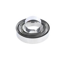 Molde Cortador Redondo 232x5 de Aço Inox para Receitas Culinarias de Bolos e Tortas