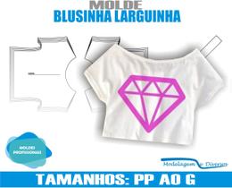 Molde De Blusinha Larguinha, Modelagem&Diversos, Tamanhos PP Ao G