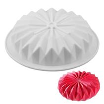 Molde de bolo de silicone de compartimento único para mousse e sobremesa Molde de bolo de silicone de compartimento único para mousse e sobremesa