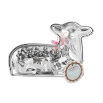 Molde de bolo Nordic Ware Spring Lamb em alumínio 3D