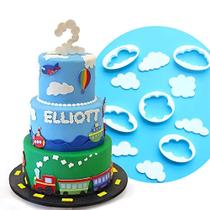 Molde de bolo Palksky Cloud Fondant Cutter Fluffy Cloud (5 unidades)