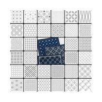 Molde De Bordado Sashiko Reutilizável Em PET, 9/32 Peças, Estêncil Geométrico Para Patchwork,
