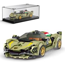 Molde de brinquedo de construção King Speed Champions Lambo Sina 333 unidades