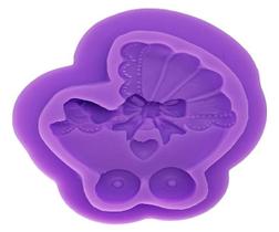 Molde de Carrinho Bebê Pasta Artesanato