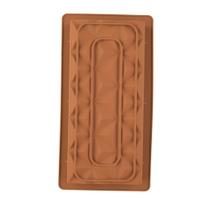 Molde de chocolate de silicone profundo de 1 polegada - marrom antiaderente Molde de chocolate de silicone profundo de 1 polegada - marrom antiaderente