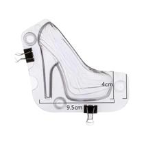 Molde De Chocolate Em Forma De Sapato De Salto Alto Plástico 3D Para Decoração De Doces E