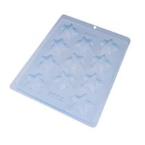 Molde de Chocolate Estrela Média BWB C/10 Un Forma Tradicional p/ Bombons, Doces e Decoração Molde de Chocolate Estrela Média BWB C/10 Un Forma Tradicional p/ Bombons, Doces e Decoração