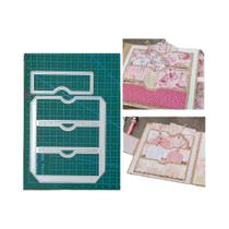 Molde De Corte De Metal Em Forma De Coração Para Scrapbooking, Etiquetas De Papel, Estêncil De