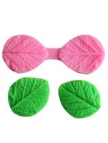 Molde de doces fondant cozimento em forma de folha mini 3d