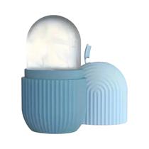 Molde De Gelo Facial De Silicone, Rolo De Gelo Para O Rosto E Olhos, Ferramenta De Massagem Gua Sha Molde De Gelo Facial De Silicone, Rolo De Gelo Para O Rosto E Olhos, Ferramenta De Massagem Gua Sha