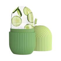 Molde De Gelo Facial Em Silicone, Rolo De Gelo Para O Rosto E Olhos, Ferramenta De Massagem Para