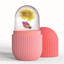 Molde De Gelo Facial Em Silicone, Rolo De Gelo Para O Rosto E Olhos, Ferramenta De Massagem Para