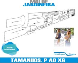 Molde De Jardineira, Modelagem&Diversos, Tamanhos Do P Ao XG