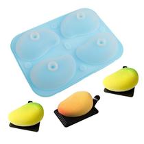Molde de mousse de manga de silicone de 4 cavidades para sobremesas e panificação Molde de mousse de manga de silicone de 4 cavidades para sobremesas e panificação