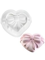 Molde De Mousse De Silicone Com Nó De Coração 3D DIY Chocolate Sugarcraft Argila De Polímero