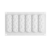 Molde de mousse de silicone de 6 fileiras para assar bolos e sobremesas Molde de mousse de silicone de 6 fileiras para assar bolos e sobremesas