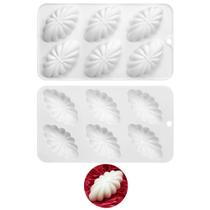 Molde de mousse de silicone Shell para bolo, pudim, geleia e sabonete Molde de mousse de silicone Shell para bolo, pudim, geleia e sabonete