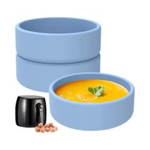 Molde De Ovo Para Fritadeira De Ar De Silicone, 3 Peças, Copos Antiaderentes Para Caçador De Ovos,