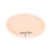 Molde De Resina De Silicone Geométrico Redondo Coração Quadrado Retângulo Oval Para Artesanato De