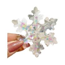 Molde De Resina Epóxi De Cristal Em Formato De Floco De Neve Para Pingente De Árvore De Natal, Molde Molde De Resina Epóxi De Cristal Em Formato De Floco De Neve Para Pingente De Árvore De Natal, Molde
